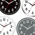 AKCISOT Wall ClockModern Black Silent Non Ticking Wall Clocks Battery Operated - Image 7