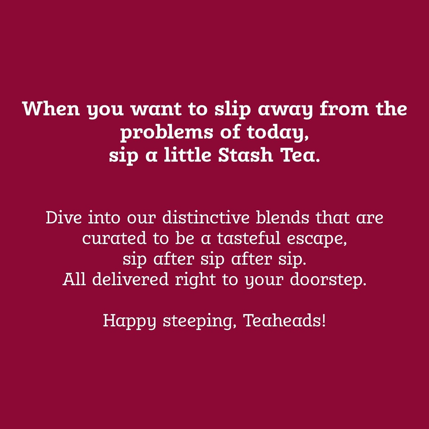 Stash Tea Cozy Cinnamon Vanilla Herbal Tea - Naturally Caffeine Free, Non-GMO Project Verified Premium Tea with No Artificial Ingredients, 18 Count (Pack of 6) - 108 Bags Total