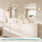 TokeShimi 30x36 Beveled Bathroom Mirror Frameless, Rectangle Bathroom Vanity - Image 8