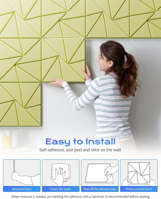 12 Pack Acoustic Panels, Sound Proof Foam Panels - Image 6