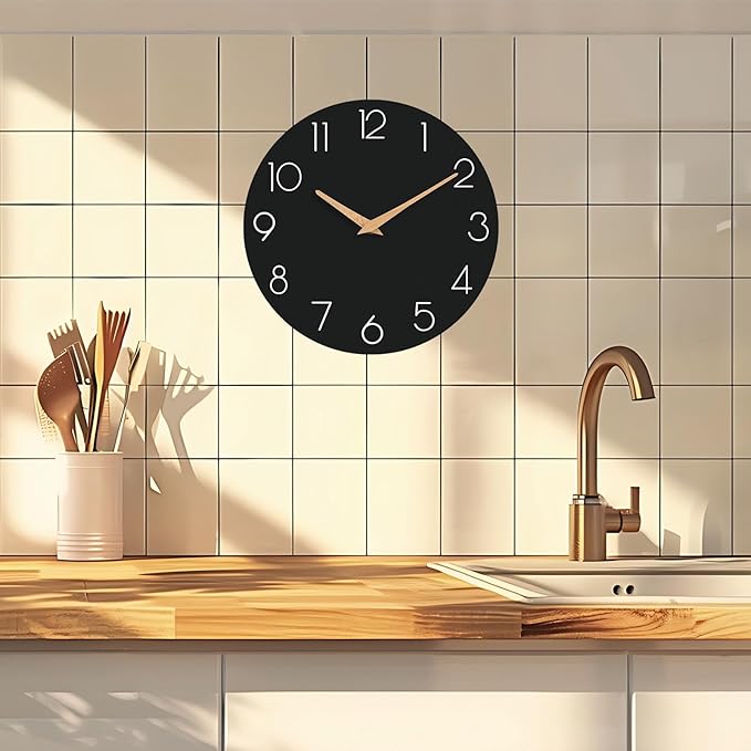 cicininc Wall Clock, Decorative Battery Operated Wall Clocks - Image 7