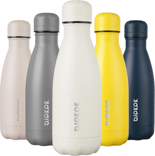 BJPKPK Stainless Steel Insulated Water Bottles Dishwasher Safe Water Bottle Keep Cold And Hot,Angel White