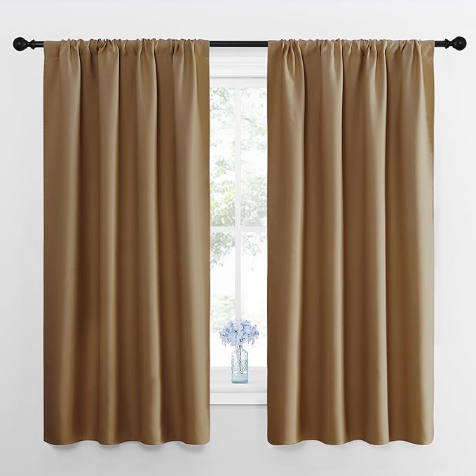 NICETOWN RV Blackout Curtains for Camper Windows, Short Blackout Curtains & by NICETOWN