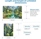 8 Pack Art Acoustic Panels, TEMGCUAM Self-Adhesive Sound Absorbing Wall Panels - Image 5