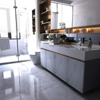 Large White Marble Granite Wallpaper Peel Stick Thicken 48x591inch Waterproof - Image 8