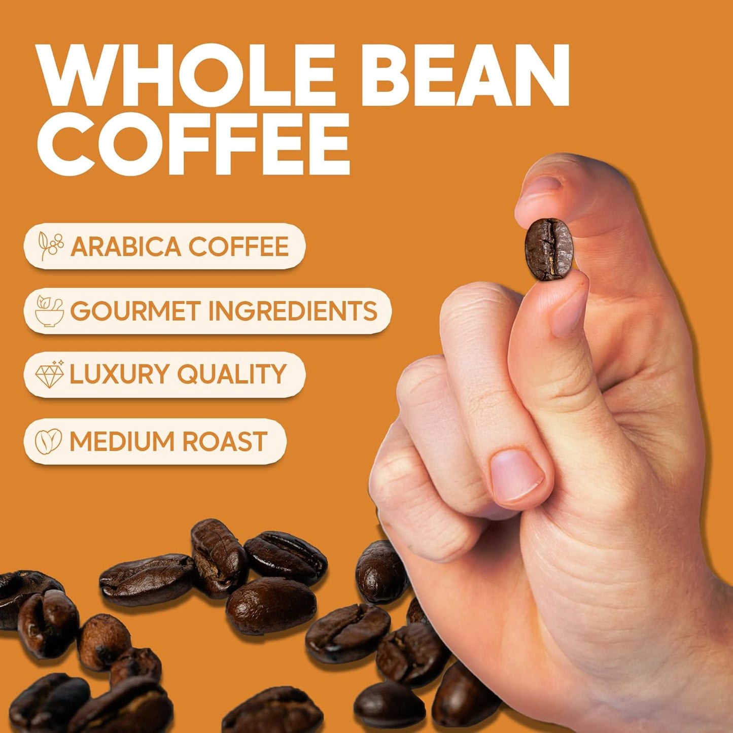 Sarasota Coffee Whole Bean Cinnamon Pecan Brownie | Medium Roast Gourmet Flavored Coffee Beans | Low Acid, Mold Free, Specialty Grade Bulk Beans | 5lb (80 oz)