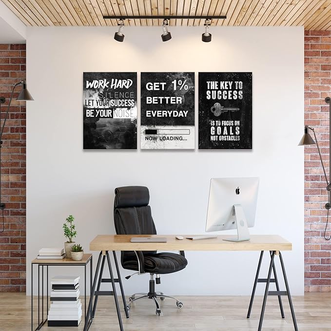 KAWAHONE Success Canvas Wall Art - Image 6