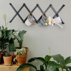 SCUNDA Wall Rack with 14 Hooks, Wooden Wall Expandable Coat Rack - Image 5