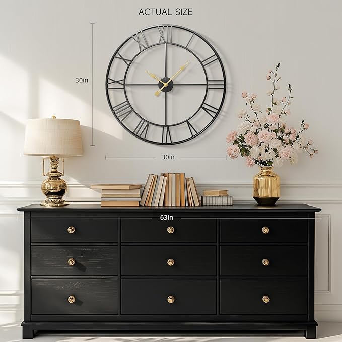 Cuspin Large Wall Clock 30 Inch Clocks - Image 3