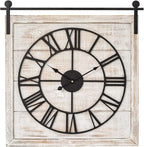 Vintage Barn Door Wall Clock - Image 3