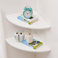 Corner Shelves, Round End Wall Mount by Coamily