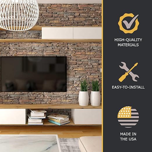 AZ Faux High-Density Polyurethane Faux Stone Interlocking Left Endcap - Image 5