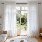 Curtain Rods 36-152 Inch, Bronze Wrap Around Blackout Curtain Rods - Image 6