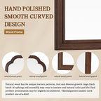 WallBeyond Wooden Framed Wall Mirror, Natural Wood Bathroom Vanity Mirror - Image 7