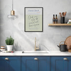 Black Framed Wall Art Posters Trendy Kitchen Guest Check Prints Chef Was Cute - Image 6