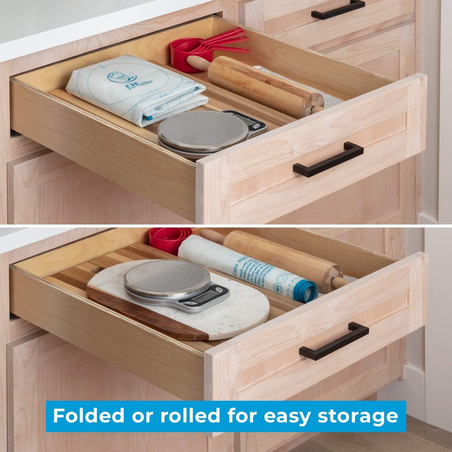 XXL Silicone Pastry Mat – Non-Slip, Easy-Clean Rolling Mat for Dough, Cookies, Pizza & Fondant – Extra Large 23.5” x 31.5” Baking Mat with Printed Measurements & Conversion Chart