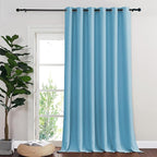 NICETOWN Blackout Sliding Glass Door Curtains, Room Darkening Thermal Insulated by NICETOWN