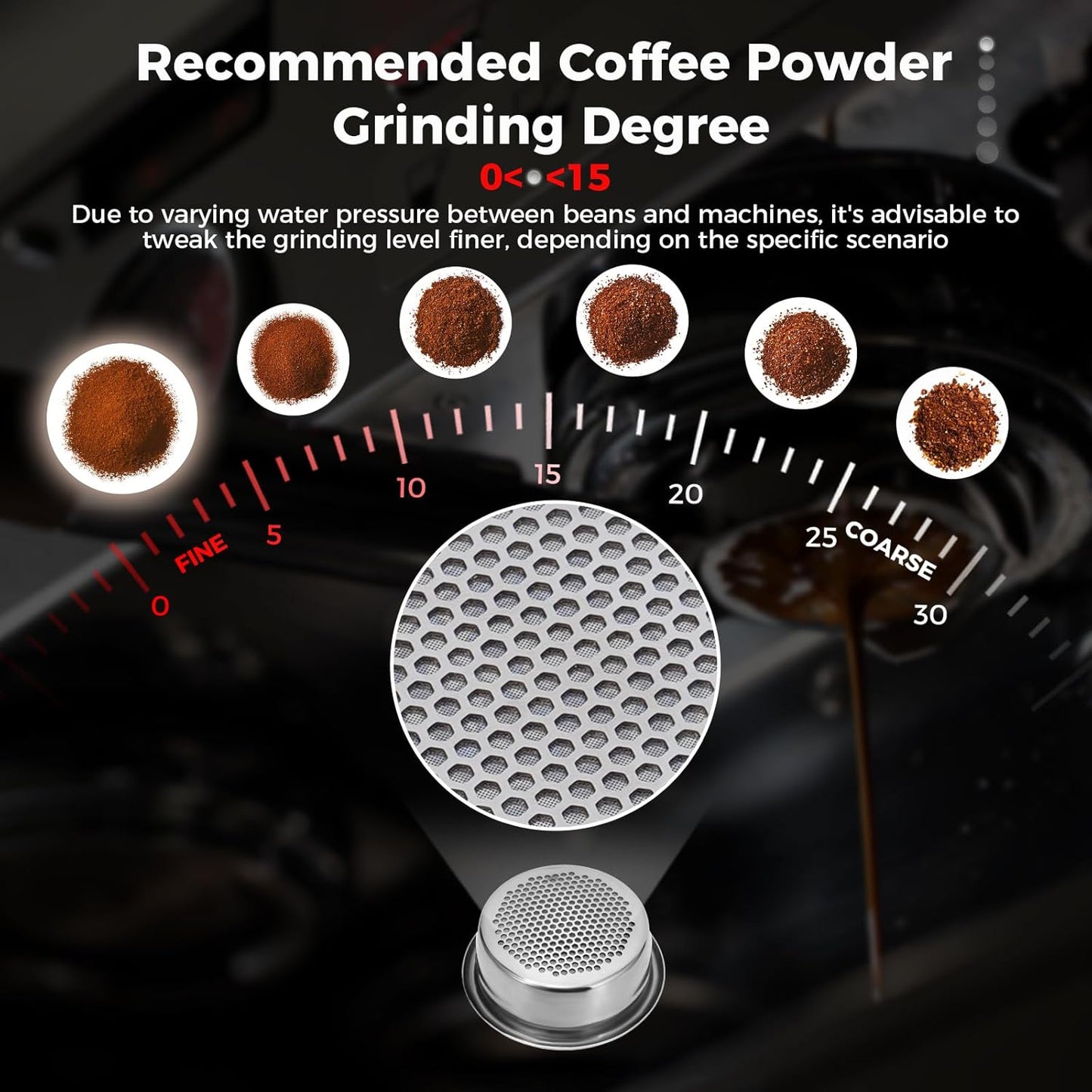 IKAPE Espresso 51mm Portafilter, 3 Ears Coffee Portafilter with Silicone Handle, Compatible with 51mm Delonghi EC0680, EC0685, SMEG & EUPA Coffee Machines