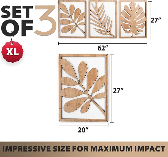 qmmp Modern Wooden Wall Sculptures - Image 4