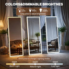 71" x 26" Arched Full Length Mirror - Image 4