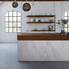 practicalWs Peel and Stick Marble Wallpaper 15.7'' x 472.4'' Marble Contact - Image 6
