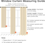XiDi Curtains for Bedroom Decor Beige52/96/1 - Image 8