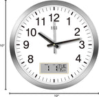HITO 16 Inch Silent Wall Clock Battery Operated - Image 7