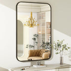 Easly 26 x 38 Inch Bathroom Mirror, Rounded Rectangular Vanity Mirror - Image 6