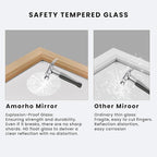 Amorho 24x32 Inch Bathroom Mirror - Image 3