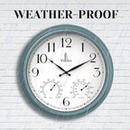 18 inch Outdoor Clocks for Patio Large Waterproof - Image 5