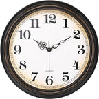 Yoiolclc Large Wall Clock 16 Inch Silent Non-Ticking Vintage Wall Clocks by YoiolclcWallClock