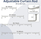 ENJOYBASICS Blackout Curtain rod - Image 5