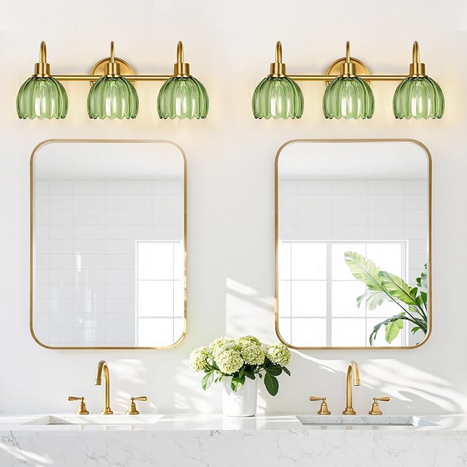 Bathroom Light Fixtures, Brushed Gold Vanity Lights - Image 7