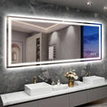 72x32 Inch LED Bathroom Mirror by Wedhouc