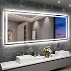 72x32 Inch LED Bathroom Mirror by Wedhouc