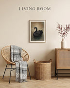 VIYYIEA Framed Wall Art for Living Room, Elegant Black Swan Canvas Prints - Image 4