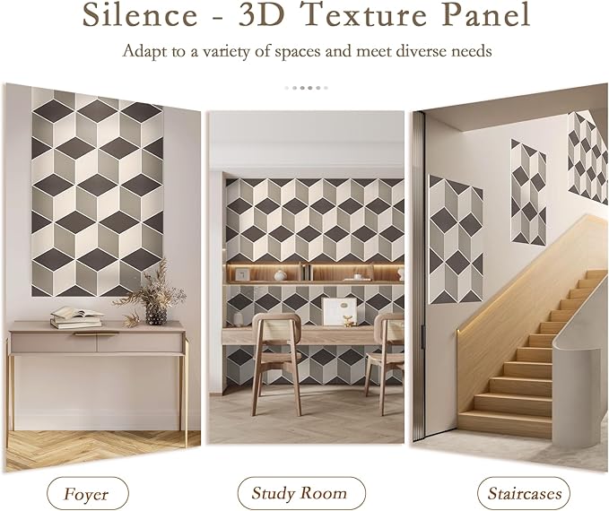 12Pack Acoustic Panels, Self-Adhesive Sound Proof Panels - Image 7