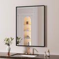 LOAAO Black Bathroom Mirror 20"X28" by LOAAO