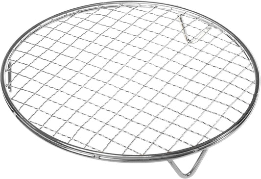 KEESHA 10 Inch Cooling Rack - 304 Stainless Steel Dish Rack for Cooking and Baking - Premium Steamer Rack, Canning Rack - Stackable Cake Cooling Rack