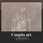 Boho Framed Botanical Wall Art for Bathroom Decor, 4 Piece Rustic Floral Canvas - Image 8