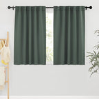 RYB HOME Small Window Curtains Blackout, Privacy Thermal Insulating Drapes by RYBHOME