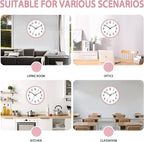 HZDHCLH Wall Clock Silent Wall Clocks Battery Operated 8 Inch Modern Non - Image 4