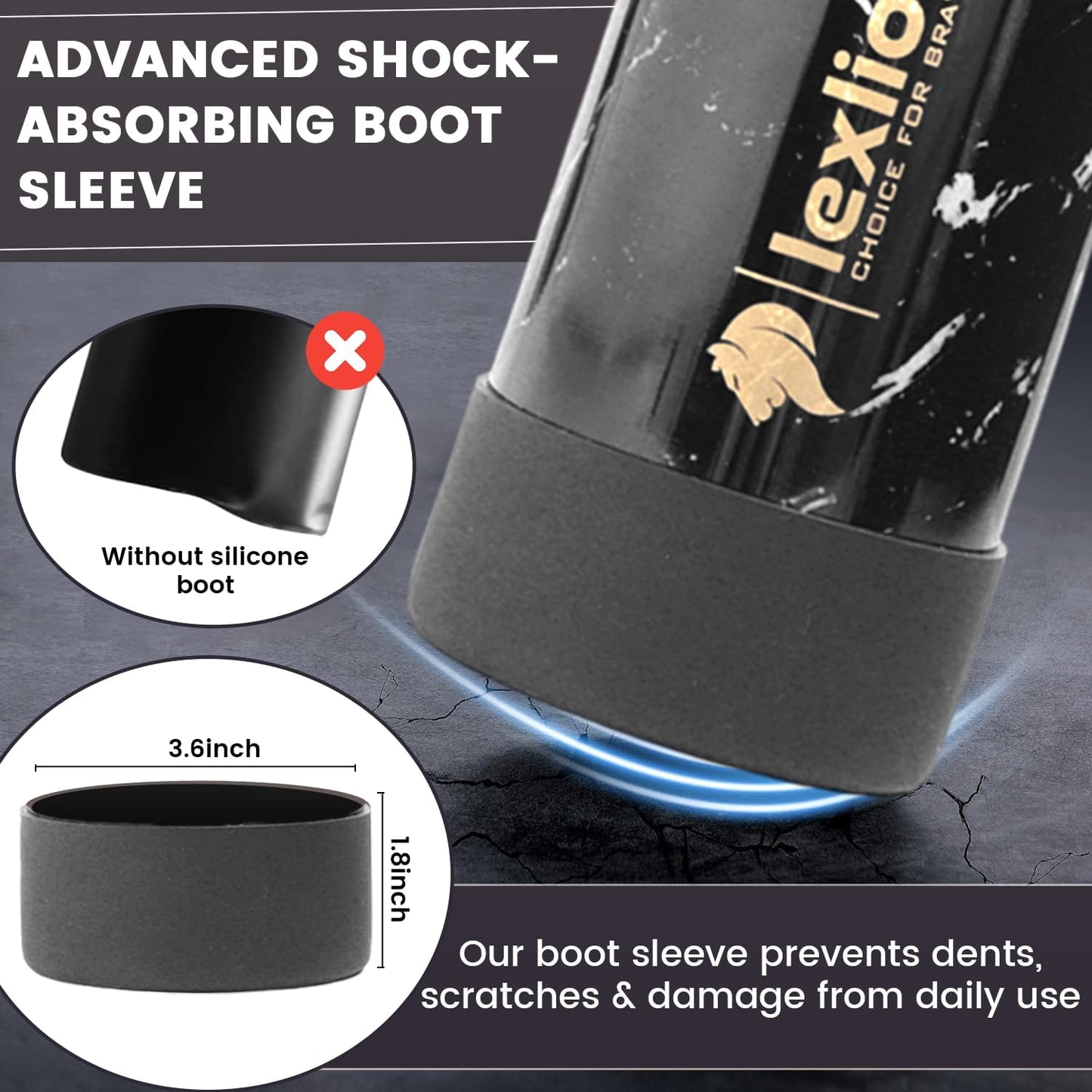 Lexlion 32 Oz Triple Walled Insulated Stainless Steel Tea Infuser Bottle, Fruit Infuser, Leakproof, Sweatproof