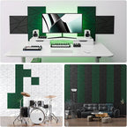 12 Pack Acoustic Panels with Self-Adhesive, Sound Panels High Density, - Image 4
