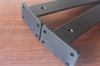 6 Pack - 8 inch Black Hidden L Shelf Bracket Iron Floating Shelf Brackets - Image 5
