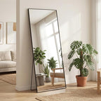 Sweetcrispy 56"x21" Full Length Mirror, Leaning or Standing Full Body Mirror - Image 2