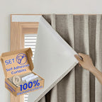 Self-Adhesive 100% Blackout Curtain by Sovtfides