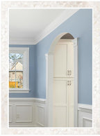 Tanmicoshomy White Shell Framed Rectangular Mirrors by Tanmicoshomy