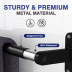 Powools Matte Black Towel Rack for Bathroom - Image 2