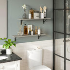 DINZI LVJ Wall Shelves, 23.6 x 7.9 x 6.1 Inch Floating Shelves - Image 8